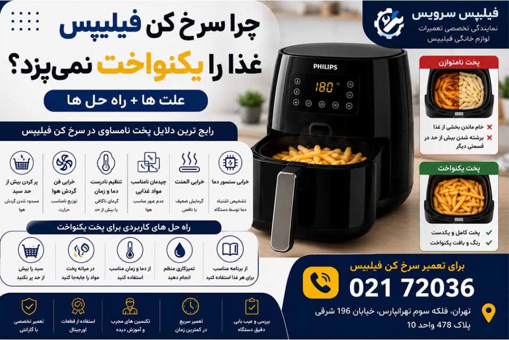 تعمیر سرخ کن فیلیپس